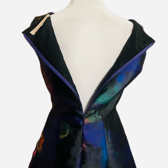 Hutch Watercolor Fit & Flare Cocktail Dress – Small - Picture 7 of 9